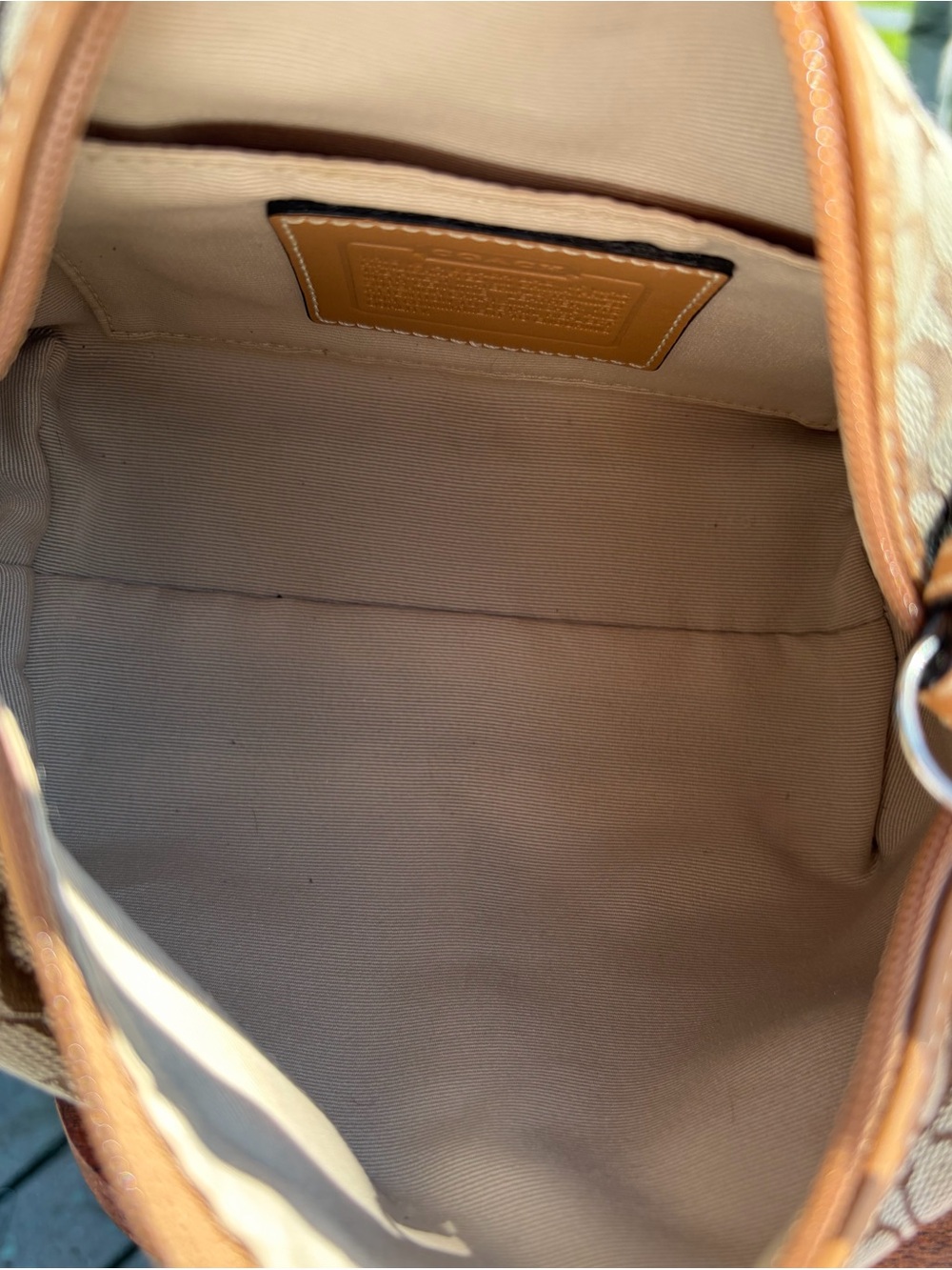 Vintage COACH Signature Mini C Brown Demi Purse Like New - Picture 8 of 17